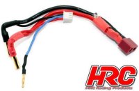 HRC9151DL Fahr & Ladekabel mit Polarity Check LED - 4mm Gold Stecker zu Ultra T (Dean\'s Kompatible) & Balancer Stecker / HRC9151DL
