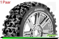 Louise RC - B-PIONEER - 1-8 Buggy Tire Set - Mounted -...