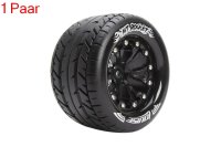 MT-Rocket soft   Felge schwarz 1/2 Offset (2) 12mm Truck...