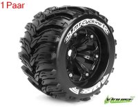 LR-T3220B MT 3.8 CYCLONE 1/8 Sport   Felge schwarz (2) 17mm TRAXXAS, HPI / 0 Offset / LOUISE