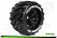 LR-T3220B MT 3.8 CYCLONE 1/8 Sport   Felge schwarz (2) 17mm TRAXXAS, HPI / 0 Offset / LOUISE