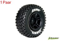 SC-HUMMER soft   Felge schwarz (2) *J* 12mm TRX-Slash h, SC10 LOUISE