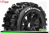 LR-T3244B Louise RC - B-ULLDOZE -  1-5 Buggy --Inhalt: 2 Reifen-- Fertig Verklebt - Sport - Bead-Lock Felgen Schwarz - Hex 24mm - Hinten - L-T3244B