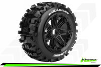 LR-T3244B Louise RC - B-ULLDOZE -  1-5 Buggy --Inhalt: 2 Reifen-- Fertig Verklebt - Sport - Bead-Lock Felgen Schwarz - Hex 24mm - Hinten - L-T3244B