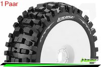 Louise RC - B-ULLDOZE - 1-8 Buggy Tire Set - Mounted -...