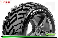 Louise RC - T-APOLLO - 1-8 Truggy Komplettradsatz -...