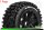 LR-T3267B Louise RC - B-PIONEER -  1-5 Buggy --Inhalt: 2 Reifen-- Montiert - Sport - Bead-Lock Felgen Schwarz - Hex 24mm - Vorne - L-T3267B