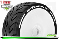 LR-T3285SW Louise RC - MFT - GT-TARMAC - 1-8 Buggy --Inhalt: 2 Reifen-- Fertig Verklebt - Soft  - Dish Felgen Weiss - Hex 17mm - L-T3285SW