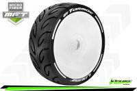 Louise RC - MFT - GT-TARMAC - 1-8 Buggy --Inhalt: 2 Reifen-- Fertig Verklebt - Super Soft  - Dish Felgen Weiss - Hex 17mm - L-T3285VW