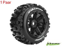 LR-T3288B ST-ULLDOZE Sport-Compound   Felge schwarz (2) 17mm TRX, ARRMA, HPI, ... 1:8er /  LOUISE