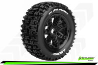 LR-T3292B Louise RC - SC-PIONEER - 1-5 Short Course Truck --Inhalt: 2 Reifen-- Montiert - Sport - Bead-Lock Felgen Schwarz - Hex 24mm - Hinten - L-T3292B