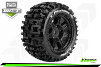 LR-T3296B X-PiONEER Sport-Reifen   Felge schwarz (2) 24mm TRAXXAS X-MAXX / LOUISE MFT