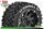 LR-T3313SB Louise RC - MFT - ST-UPHILL - 1-10 Monster Truck --Inhalt: 2 Reifen-- Montiert - Sport - Bead-Lock 2.8 Felgen Schwarz - 0-Offset - Hex 12mm  - L-T3313SB