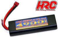 Akku - LiPo 2S - 7.4V 4900mAh 30C - RC Car - Rounded Hard Case - Ultra T (Deans Kompatible)  46.5*25*138.5mm