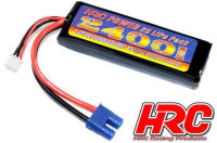 HRC04224E Akku - LiPo 2S - 7.4V 2400mAh 50C No Case RC Car Micro - EC3 Stecker 97x30x20mm