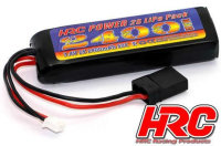 HRC04224T Akku - LiPo 2S - 7.4V 2400mAh 50C No Case RC Car Micro - TRX Stecker 97x30x20mm