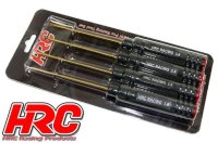 HRC4007A Werkzeugsatz - HRC - Titanium - Innensechskant 1.5 / 2 / 2.5 / 3mm