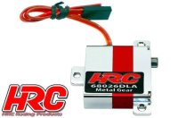 HRC68026DLA Servo - Digital - 30x10x30mm / 24g - 6.9kg/cm  - Metallzahnräder - Laydown Aluminium Case - Doppelt Kugelgelagert
