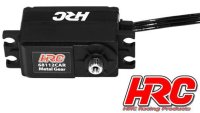 HRC68112CAR Servo - Digital - High Voltage - Low Profile CAR SPECIAL - 40.5x26x20 - 12kg/cm - Brushless - Metallzahnräder - Wasserdicht - Doppelt Kugelgelagert