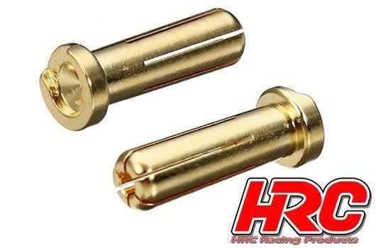 Stecker - 5.0mm - männchen Low Profile (2 Stk.) - Gold