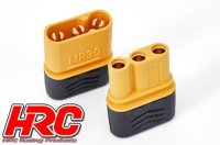 HRC9020P Stecker - MR30 Triple - 1 paar (1 male & 1 female) - Gold