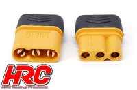 HRC9020P Stecker - MR30 Triple - 1 paar (1 male & 1 female) - Gold