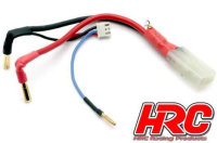 HRC9151SL Fahr & Ladekabel - 4mm Stecker zu Tamiya & Balancer Stecker mit Polarity Check LED - Gold