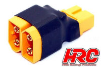 HRC9171C Adapter - für 2 Akkus in Serie - Kompakte Version - XT60 Stecker