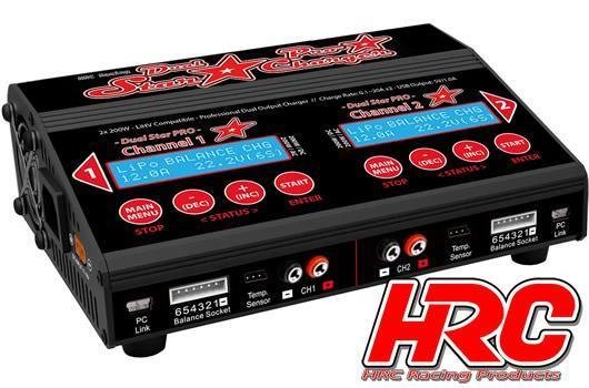 Ladegerät - 12/230V - HRC Dual-Star PRO Charger - 2x 200W  (400W AC) / HRC9362