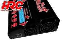 HRC9362 Ladegerät - 12/230V - HRC Dual-Star PRO Charger - 2x 200W  (400W AC) / HRC9362