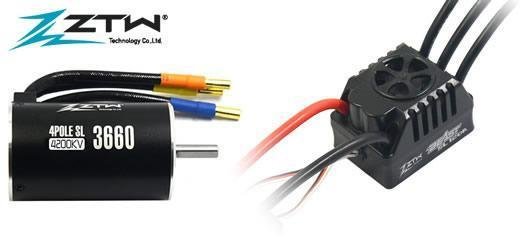 Elektronisch Fahrtregler COMBO - Brushless - 1/10 - 2~4S - Beast SL SCT - 120A / 760A - 4200KV 5mm Motor - XT90