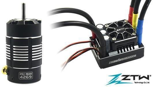 Elektronisch Fahrtregler COMBO - Brushless - 1/8 - 2~6S - Beast PRO - 220A / 1320A - mit 2450KV Motor / ZTW8222032003