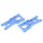FTX6320 FTX Carnage/Outlaw/Bugsta/Zorro Front Lower Susp Arm 2pc Blue