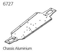 DF6727 Chassis Aluminium Truggy 1:8 Top Line