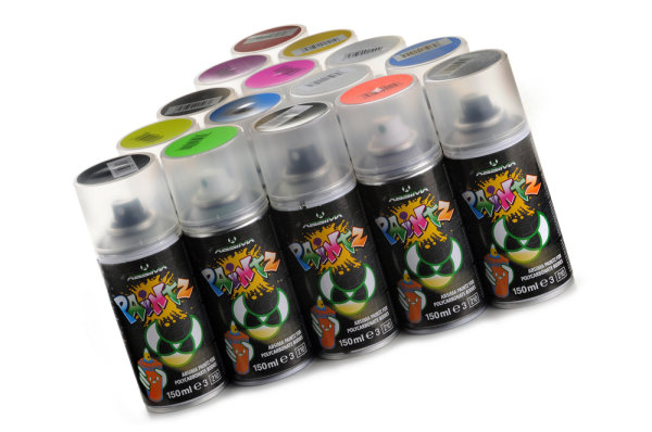 Absima Paintz Polycarbonat Spray "METALLIC SCHWARZ" 150ml