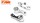 TM507126 Ersatzteil - Aluminium 7075 - Doppel Lenkhebel Satz - E4RS II / EVO / E4RS III / PLUS / FWD
