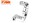 TM507135 Tuningteil - E4RS/JS/JR II / E4RS III / E4RS4/FWD  - Aluminium 7075 - C-Hub Rechts (4 Grad)