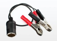 Adapterkabel Zigarettenanz&uuml;nder/Krokoklemmen 12V