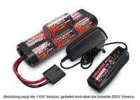 AC-Lader 230V &amp; NiMH 7-Zellen Hump 3000mAh 8,4V Set