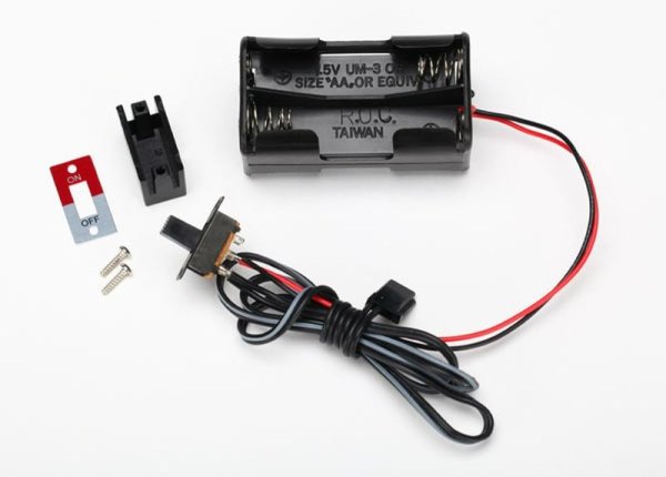 Batteriehalter für 4x AA Batterien mit Ein/Aus-Schalter