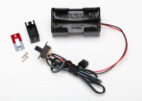 Batteriehalter f&uuml;r 4x AA Batterien mit Ein/Aus-Schalter