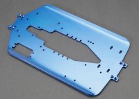 Chassis 6061-T6 Aluminium 4mm blau (langer Radstand)