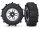 TRX5891 Paddle Reifen auf SCT 2.8 Felgen schwarz/satin-chrom (2)