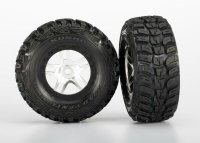 Kumho Reifen S1 auf Felgen satin-chrom/schwarz 14mm (2)