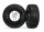 TRX5978 SCT Reifen auf 2.2/3.0 Felgen satin-chrom/schwarz 14mm (2)