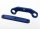 TRX6423 Bulkhead Aluminium blau v&h