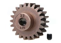 Motorritzel 22Z f&uuml;r 5mm Welle f&uuml;r Stahl-HZ (Modul 1)