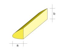 Balsa-Nas. 5x 8/950mm