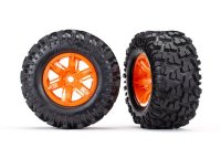 Maxx AT Reifen auf X-Maxx Felgen orange (2)