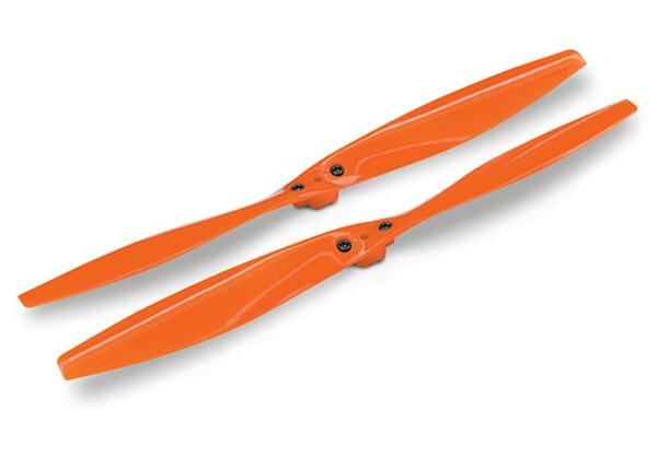 Rotorblatt-Set orange mit Schrauben (2)